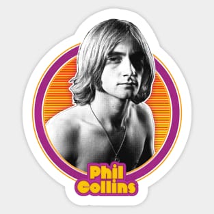 Phil Collins /// Retro 80s Fan Design Sticker